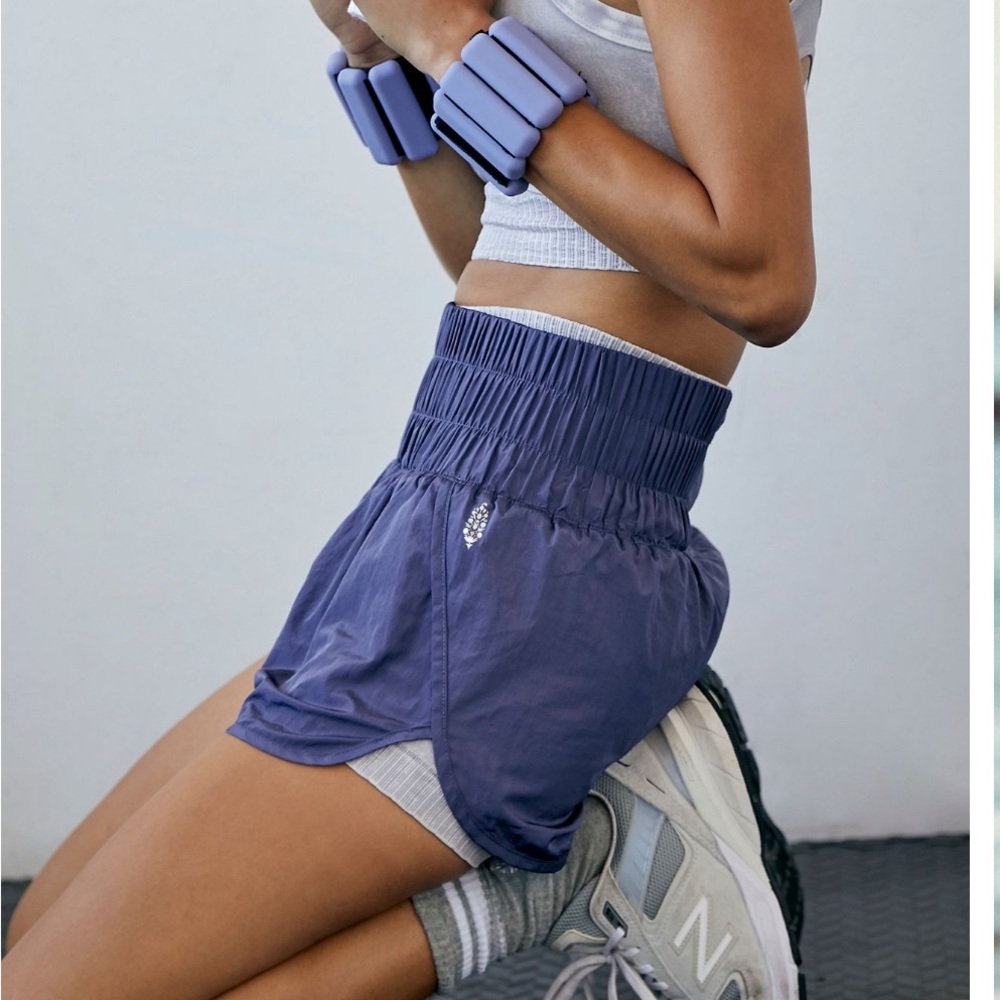 Women's Blue Athletic Shorts